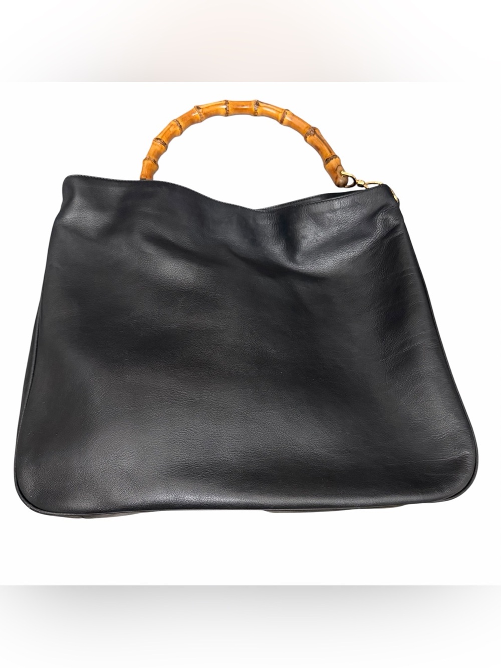 Gucci Vintage Bamboo Slouchy Shoulder Bag